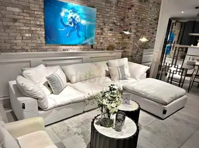 Marina Home Luscious Sofa Four seater feather