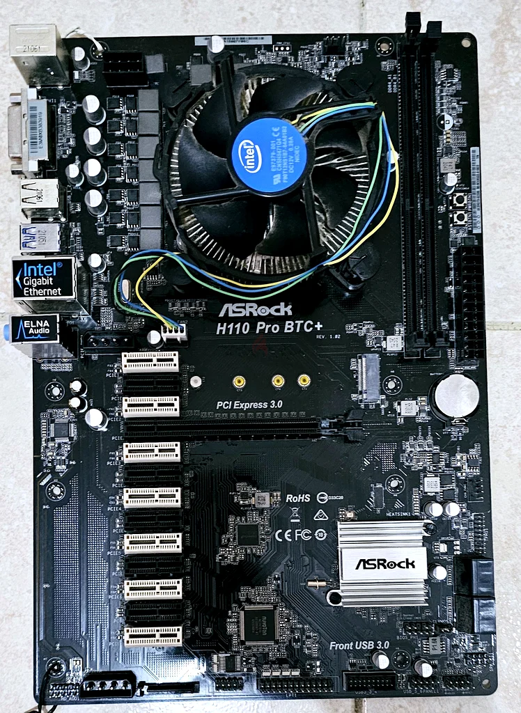 Gpu Mining Motherboard Asrock Motherboard H110 Pro Btc+ Gpu In