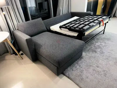 Selling ikea vimle L shape sofa bed Dark grey