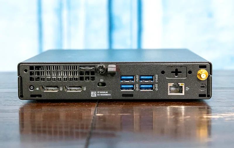 جهاز كمبيوتر صغير من ديل أوبتيبيكس 7080 من الجيل العاشر، بمعالج إنتل كور i5-10500T ذو 12 نواة، وذاكرة وصول عشوائي بسعة 16 جيجابايت، وقرص تخزين من نوع NVMe SSD بسعة 512 جيجابايت، مع واي فاي63266083961859112