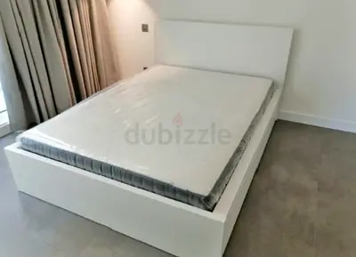 IKEA Malam double bed 140 × 200cm bed with 2 storage drawers underneath
