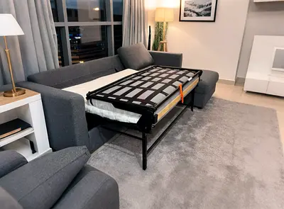 Selling ikea vimle L shape sofa bed dark grey