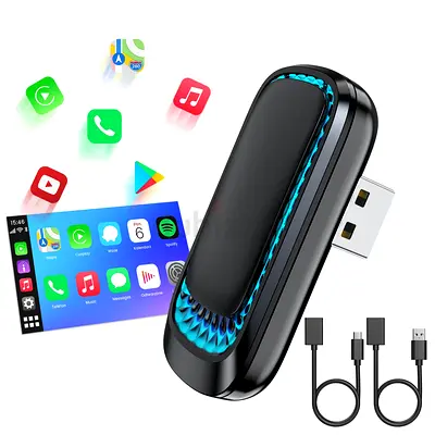 Rocketek CarPlay Adapter for iPhone 2024 Upgrade