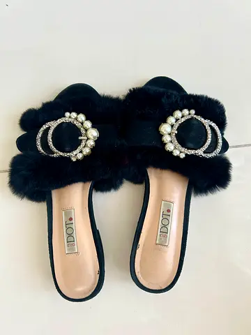 Greek black sandals size 36-37