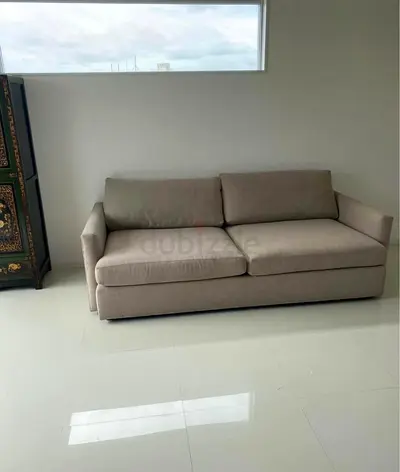 Crate and barrel lounge deep two seater sofa