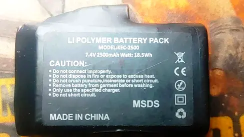 Battery LiPolymer pack