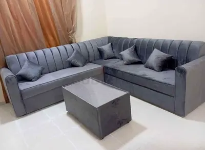 L SHAPE BRAND NEW SOFA SET FOR SALE