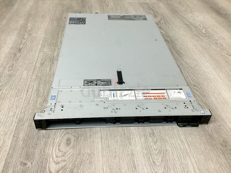 خادم ديل باور إيدج R640 بسعة 96 كور، ذاكرة رام 512 جيجابايت DDR4، معالجان إنتل زيون بلاتينوم (8160)، وسائط تخزين SSD سعة 5 تيرابايت SATA63265096281602112