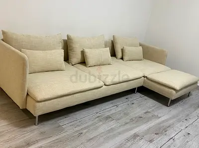 IKEA soderhamn L shape sofa Beieg Like new