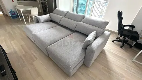 As well as like new condition Ikea Eskilstuna L shape sofa bed