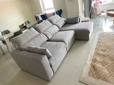 IKEA Eskilstuna L shape sofa bed Light grey