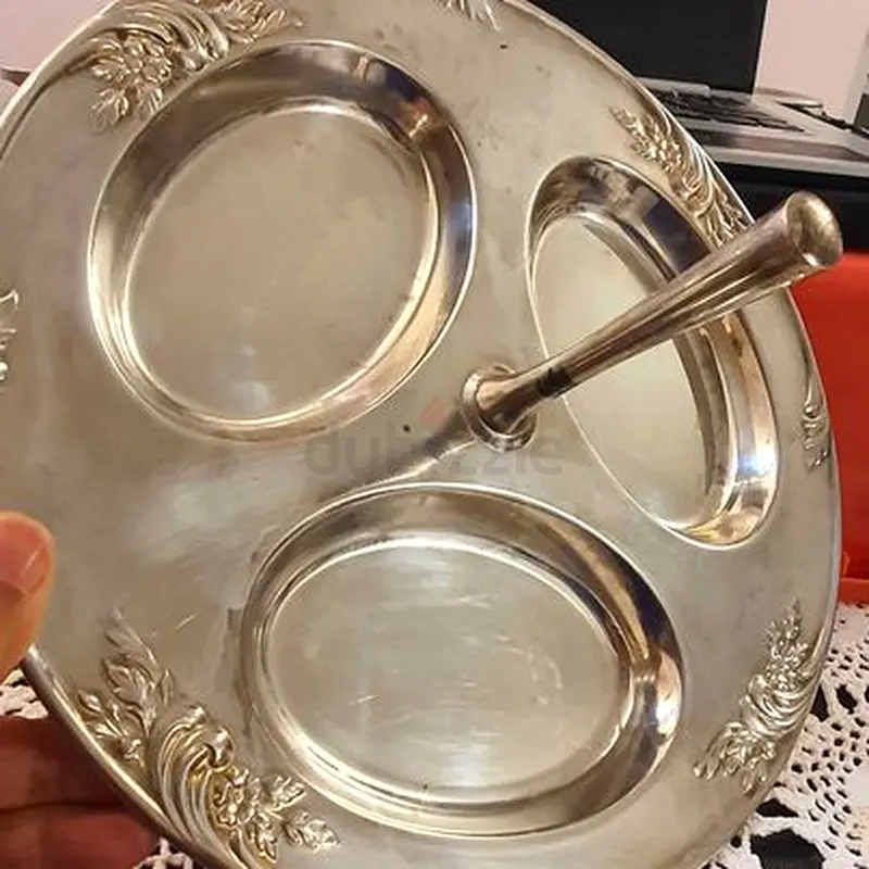 Paramount English Silver-Plated Dessert Plate63215870857985116