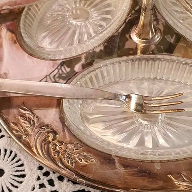 Paramount English Silver-Plated Dessert Plate63215870857985112