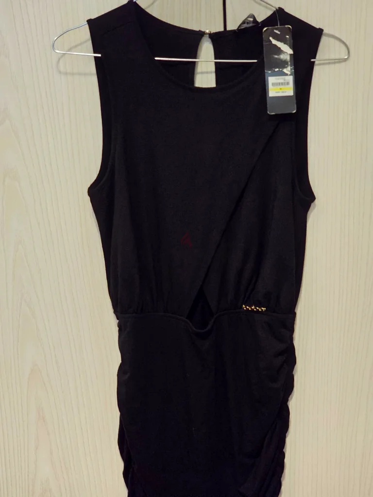 New Bebe Women Black Dress Medium Size63264583031171113