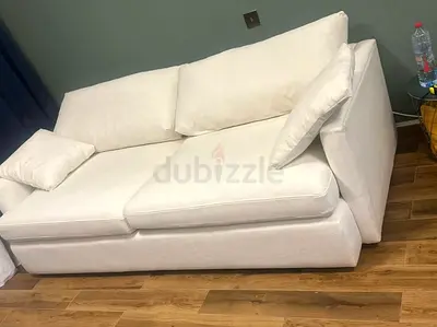 Cratebarrel Lounge deep Two seater sofa Feather filled