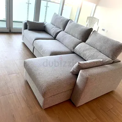 IKEA Eskilstuna L shape Sofa bed light gray