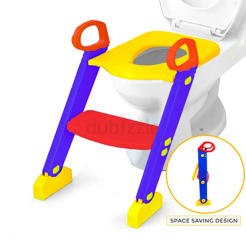 Kids Toilet Seat With Ladder,for installation on the base of the bathroom for children Multicolour63227281653122112