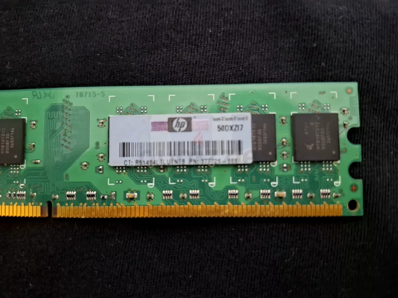 HP 1GB DDR2 RAM63257116898689112
