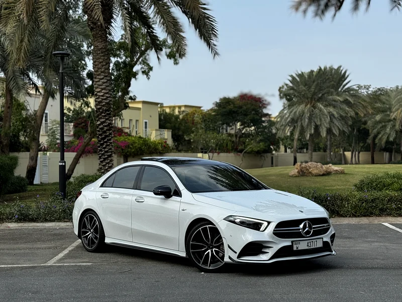 A35 AMG / 2021 GCC / 1 more year Mercedes agency Warranty / Full original paint / mint condition63157444616323112
