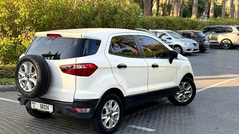 Ford Ecosport White 2015 Lady Driven Low Mileage 2015 In Excellent Condition