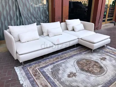 IKEA soderhamn L shape sofa Beieg
