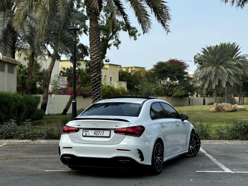 A35 AMG / 2021 GCC / 1 more year Mercedes agency Warranty / Full original paint / mint condition63157444616323113