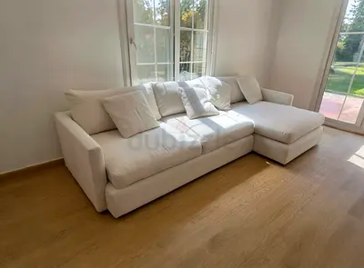 As excellent crate and barrel Lounge deep L shape sofa