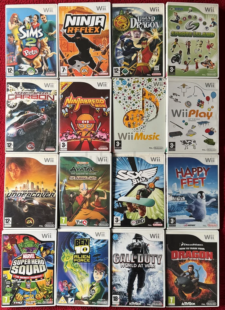 ألعاب Wii بسعر 55 درهمًا63230181137281112
