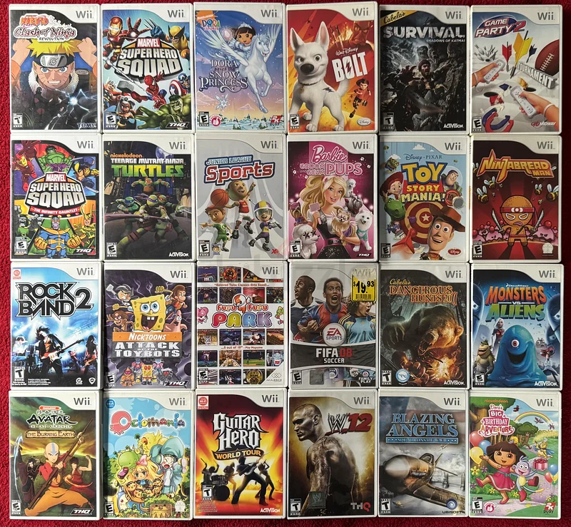 ألعاب Wii بسعر 55 درهمًا63230181137281111