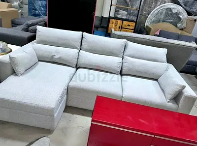 IKEA Eskilstuna L shape sofa bed light grey