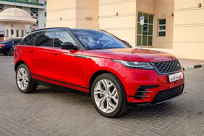 Used Land Rover Range Rover Velar with red exterior for sale in Dubai ...