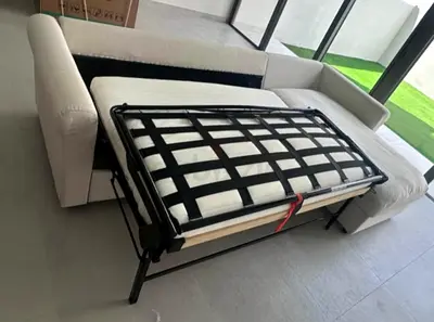 Top end Quality ikea Gronlid L shape sofa bed Beieg