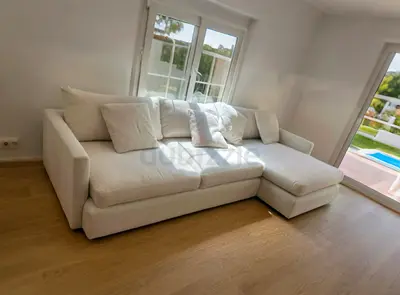 Looks perfect crate and barrel L shape sofa
