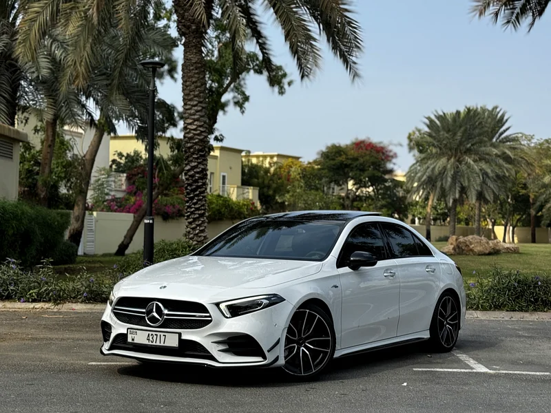 A35 AMG / 2021 GCC / 1 more year Mercedes agency Warranty / Full original paint / mint condition63157444616323111