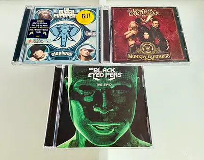 3 Black Eyed Peas Music CD’s