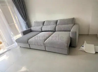 Selling Like-brand new ikea eskilstuna L shape sofa bed