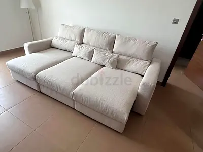 Almost perfect-ikea Eskilstuna L shape sofa bed