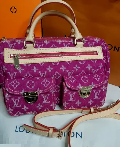 Vintage LV Neo Spiddy Denim bag.