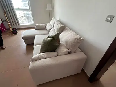 Selling ikea Eskilstuna L shape sofa bed