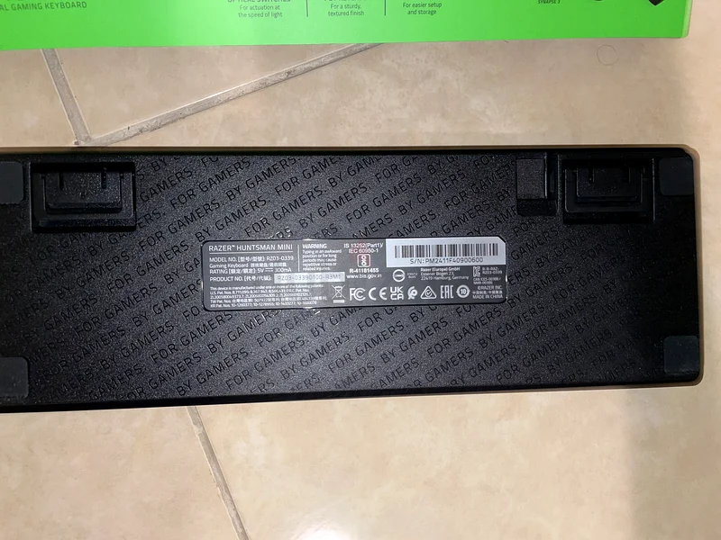 Razor Huntsman Mini Keyboard63201159100035112