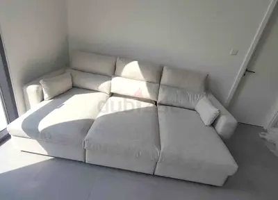 IKEA Eskilstuna L shape sofa bed Beieg like a brand new