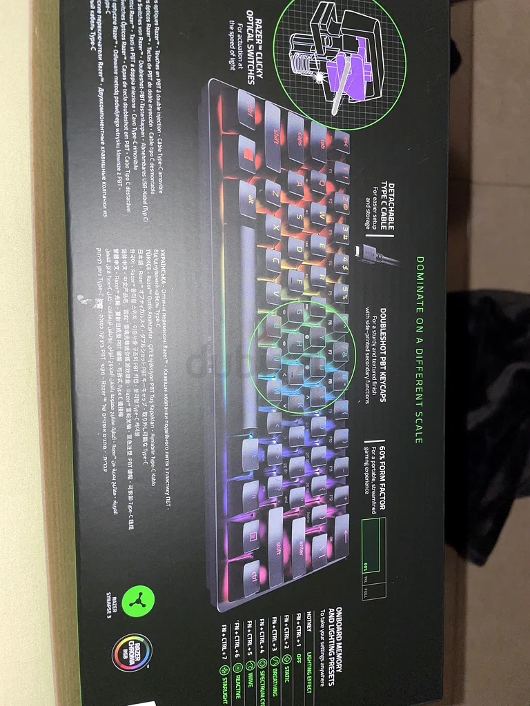 Razor Huntsman Mini Keyboard63201159100035114