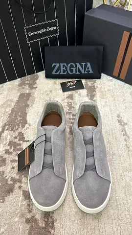Zegna Triple-Stitch Sneaker ‘Grey’
