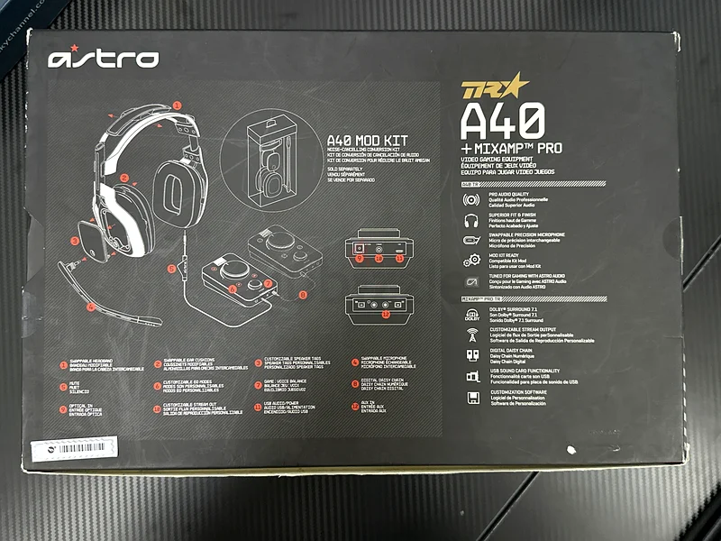 سماعة ألعاب Astro A40 TR مع Dolby Digital 7.1 وMixAmp Pro63256064795778111