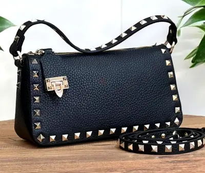 Valentino Garavani Rockstud crossbody bag.  Leather