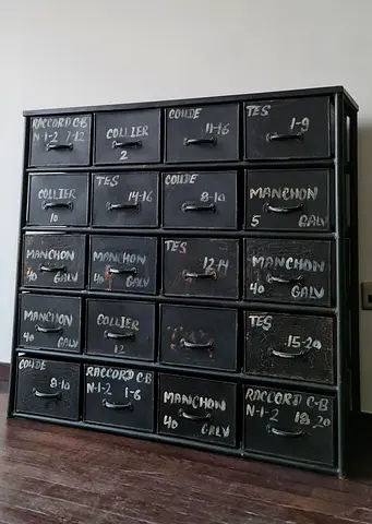 Vintage Drawer Handmade Painting