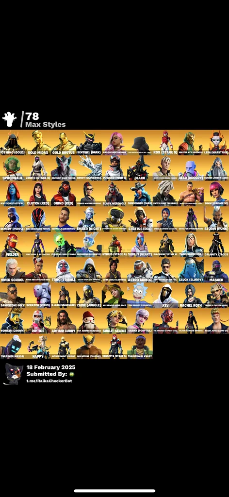 Fortnite account63205354528515112