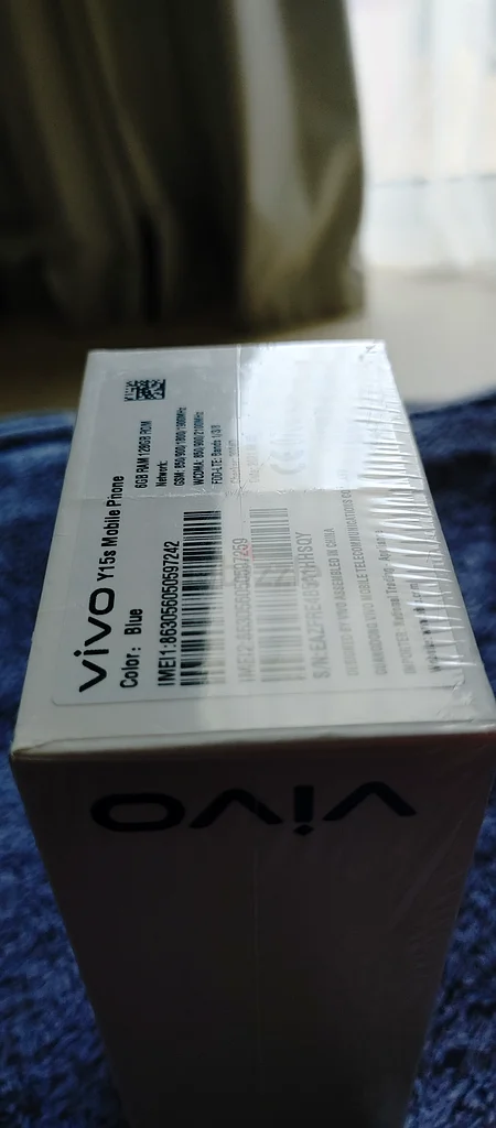 Brand new seal pack VIVO Y15s Mobile Phone 6/128 GB63216357513345112