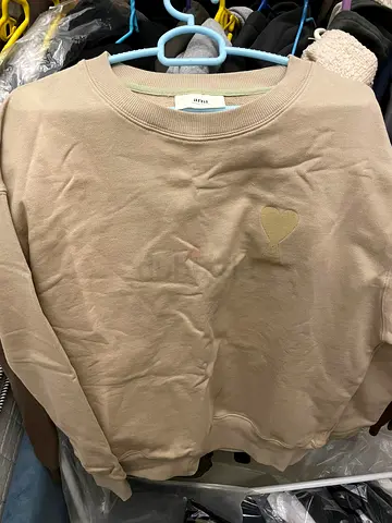 Stylish AMI Beige Sweatshirt - Perfect for Casual Outings!