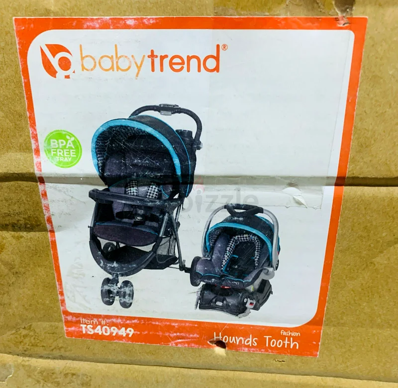 بيبي تريند إيزي رايد 5 نظام السفر، رمادي وأزرق، TS4094963173863410818112